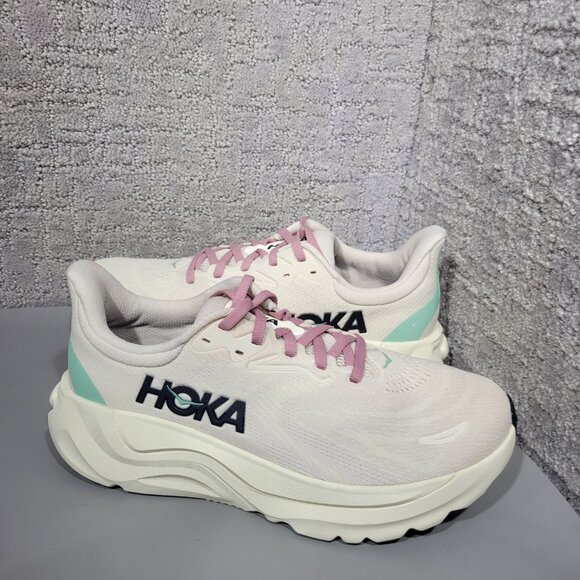 Hoka One One Arahi 8 Wide Women's Size US 8D Rose Cream Athletic Sneakers. - Picture 7 of 9